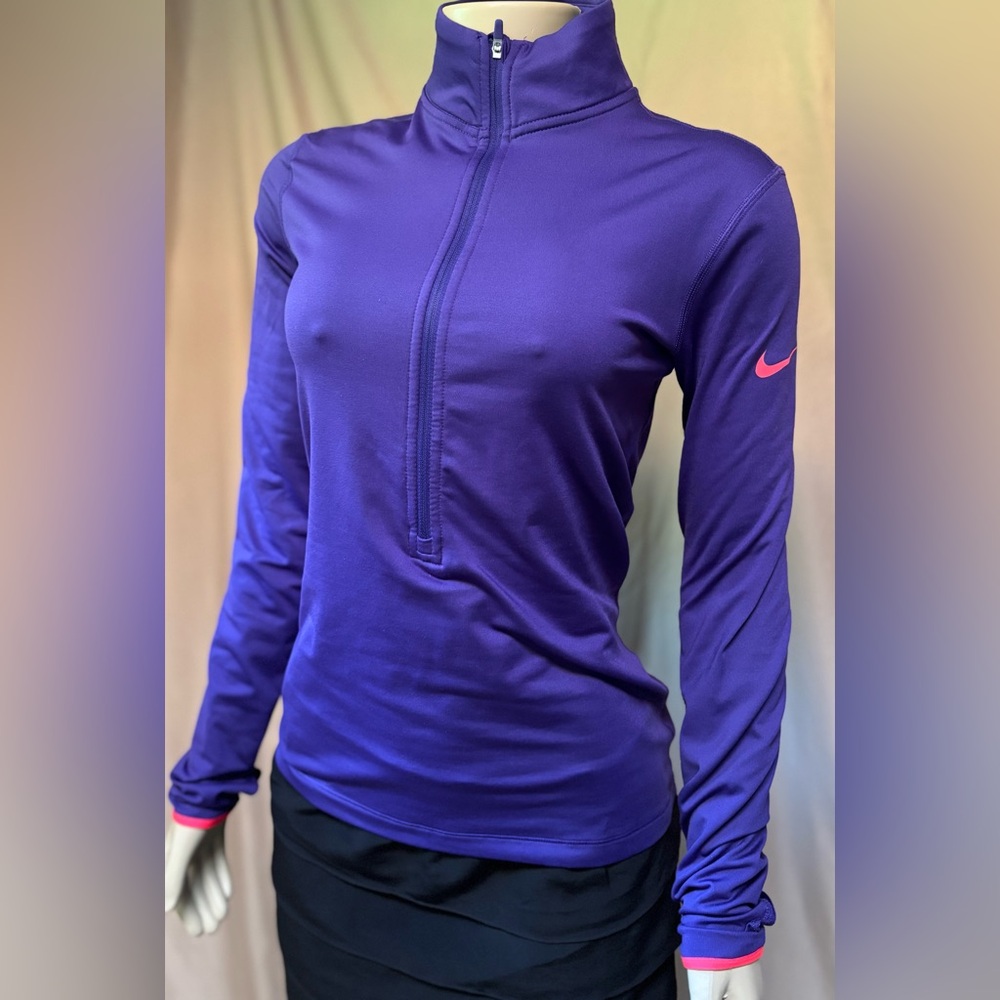 Nike Purple Quarter-Zip Pullover
